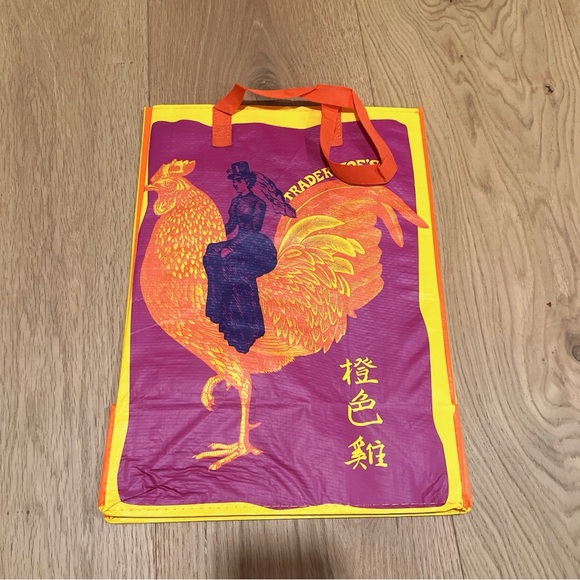 Rare Limited Edition Trader Joe’s Orange Chicken Resuable Shopping Bags - Picture 1 of 2